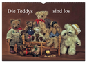 Die Teddys sind los (Wandkalender 2024 DIN A3 quer), CALVENDO Monatskalender