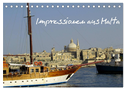 Impressionen aus Malta (Tischkalender 2024 DIN A5 quer), CALVENDO Monatskalender
