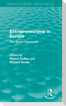Entrepreneurship in Europe (Routledge Revivals)