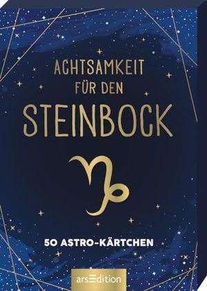Achtsamkeit für den Steinbock - 50 Astro-Kärtchen. Ars Edition GmbH, 2022.