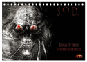 S.O.D. - Skulls Of Death Vol. II - Totenkopf Artworks (Tischkalender 2025 DIN A5 quer), CALVENDO Monatskalender