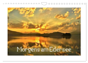 Morgens am Edersee (Wandkalender 2024 DIN A4 quer), CALVENDO Monatskalender