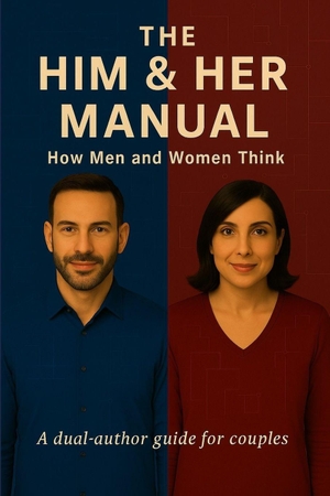 Her / Him. The Him & Her Manual - How Men and Women Think. Independently published, 2025.