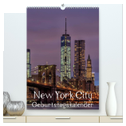 New York City Geburtstagskalender (hochwertiger Premium Wandkalender 2025 DIN A2 hoch), Kunstdruck in Hochglanz