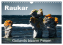 Raukar - Gotlands bizarre Felsen (Wandkalender 2024 DIN A4 quer), CALVENDO Monatskalender