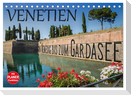 VENETIEN von Venedig bis zum Gardasee (Tischkalender 2024 DIN A5 quer), CALVENDO Monatskalender