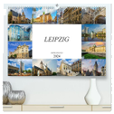 Leipzig Impressionen (hochwertiger Premium Wandkalender 2024 DIN A2 quer), Kunstdruck in Hochglanz