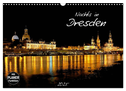 Nachts in Dresden (Wandkalender 2025 DIN A3 quer), CALVENDO Monatskalender
