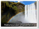 Naturwunder Wasserfälle (Wandkalender 2024 DIN A4 quer), CALVENDO Monatskalender