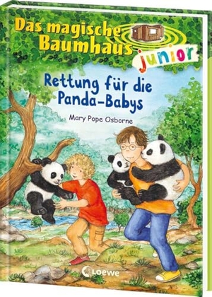 Pope Osborne, Mary. Das magische Baumhaus junior (Band 41) - Rettung für die Panda-Babys - Der Kinderbuchklassiker zum Vorlesen und ersten Selberlesen - Mit farbigen Illustrationen - Für Mädchen und Jungen ab 6 Jahren. Loewe Verlag GmbH, 2025.