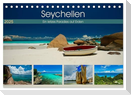 Seychellen - Ein letztes Paradies auf Erden (Tischkalender 2025 DIN A5 quer), CALVENDO Monatskalender