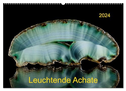 Leuchtende Achate (Wandkalender 2024 DIN A2 quer), CALVENDO Monatskalender