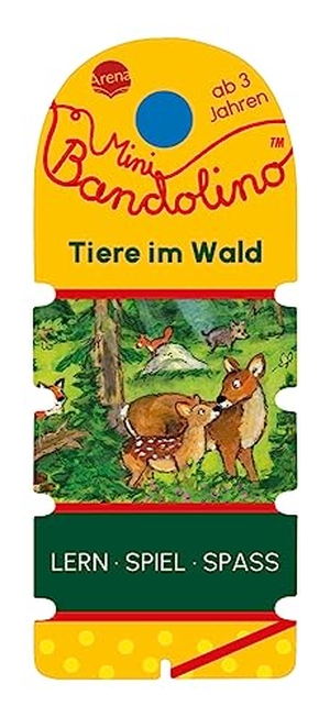 Morton, Christine. Mini Bandolino. Tiere im Wald - Lernspiel mit Lösungskontrolle für Kinder ab 3 Jahren. Arena Verlag GmbH, 2023.