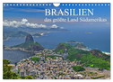 Brasilien - das größte Land Südamerikas (Wandkalender 2024 DIN A4 quer), CALVENDO Monatskalender