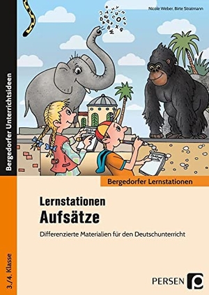 Weber, Nicole / Birte Stratmann. Lernstationen Aufsätze - Differenzierte Materialien für den Deutschunterricht (3. und 4. Klasse). Persen Verlag i.d. AAP, 2019.