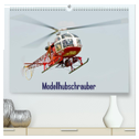 Modellhubschrauber / CH-Version (hochwertiger Premium Wandkalender 2024 DIN A2 quer), Kunstdruck in Hochglanz