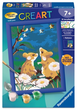 CreArt, Malen nach Zahlen Kinder - Sternenklare Mäusenacht. Ravensburger Spieleverlag, 2026.