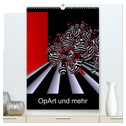 OpArt und mehr (hochwertiger Premium Wandkalender 2025 DIN A2 hoch), Kunstdruck in Hochglanz