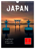 Japan - Hightech und viel Tradition (Wandkalender 2024 DIN A4 hoch), CALVENDO Monatskalender