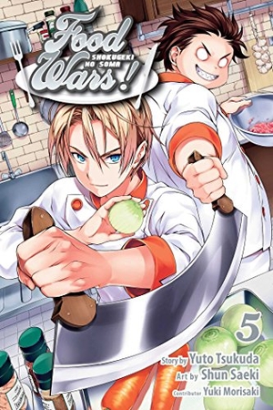 Tsukuda, Yuto. Food Wars!: Shokugeki no Soma, Vol. 5 - The Dancing Chef. Viz Media, Subs. of Shogakukan Inc, 2015.