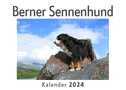 Berner Sennenhund (Wandkalender 2024, Kalender DIN A4 quer, Monatskalender im Querformat mit Kalendarium, Das perfekte Geschenk)