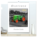 Oldtimer - Trecker Liebe (hochwertiger Premium Wandkalender 2024 DIN A2 hoch), Kunstdruck in Hochglanz