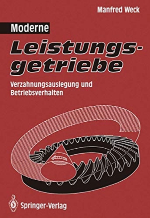 Weck, Manfred. Moderne Leistungsgetriebe - Verzahnungsauslegung und Betriebsverhalten. Springer Berlin Heidelberg, 2012.