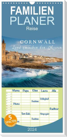 Familienplaner 2024 - Cornwall - Land zwischen den Meeren mit 5 Spalten (Wandkalender, 21 x 45 cm) CALVENDO