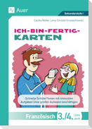 Ich-bin-fertig-Karten Französisch Lernjahr 3-4