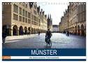 Münster - die liebenswerte Fahrradstadt (Wandkalender 2024 DIN A4 quer), CALVENDO Monatskalender