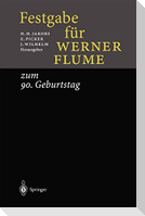 Festgabe für Werner Flume