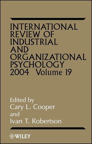 Cooper / Robertson. Int Rev of Indust and Org Psych 2004 V19. John Wiley & Sons, 2004.