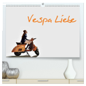 Vespa Liebe (hochwertiger Premium Wandkalender 2025 DIN A2 quer), Kunstdruck in Hochglanz