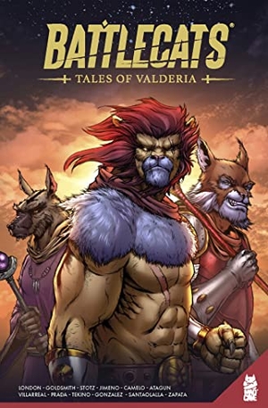 London, Mark / Ben Goldsmith. Battlecats: Tales of Valderia Vol. 1. Mad Cave Studios, 2021.