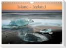 Island - Iceland (Wandkalender 2024 DIN A4 quer), CALVENDO Monatskalender