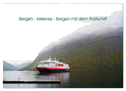 Bergen - Kirkenes - Bergen mit dem Postschiff (Wandkalender 2024 DIN A2 quer), CALVENDO Monatskalender