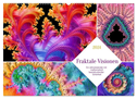 Fraktale Visionen (Wandkalender 2024 DIN A2 quer), CALVENDO Monatskalender