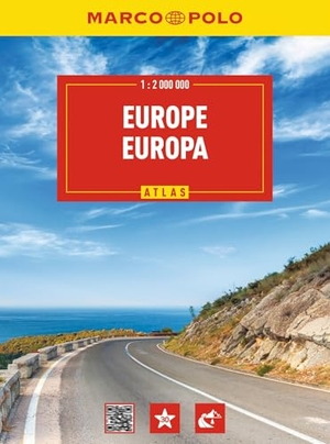 MARCO POLO Reiseatlas Europa 1:2 Mio. - Straßenatlas und Autoatlas, Spiralbindung. Mairdumont, 2025.