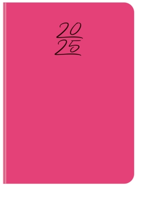Korsch, Verlag (Hrsg.). Wochentimer Colour pink 2025 - Terminkalender mit Wochenübersicht und Lesezeichenband. Taschenkalender im Format: 11 x 15,5 cm. Korsch Verlag GmbH, 2024.