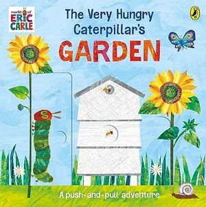 Carle, Eric. The Very Hungry Caterpillar's Garden - A push-and-pull adventure. Penguin Books Ltd (UK), 2024.
