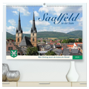 Saalfeld an der Saale ¿ mein Streifzug durch die historische Altstadt (hochwertiger Premium Wandkalender 2025 DIN A2 quer), Kunstdruck in Hochglanz