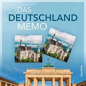 Das Deutschland-Memo - Memo-Spiel mit 40 Spielkarten im Spielkarton. Anaconda Verlag, 2021.