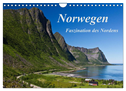 Norwegen - Faszination des Nordens (Wandkalender 2024 DIN A4 quer), CALVENDO Monatskalender