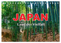 Japan - Land der Vielfalt (Tischkalender 2024 DIN A5 quer), CALVENDO Monatskalender