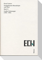 Goethe-Vorlesungen 1940-1941