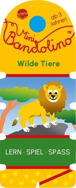 Seeberg, Helen. Mini Bandolino. Wilde Tiere - Lernspiel mit Lösungskontrolle für Kinder ab 3 Jahren. Stabiler Fächer und dicke Schnur für kleine Hände. Arena Verlag GmbH, 2026.