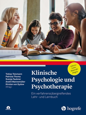 Teismann, Tobias / Patrizia Thoma et al (Hrsg.). Klinische Psychologie und Psychotherapie - Ein verfahrensübergreifendes Lehr- und Lernbuch. Hogrefe Verlag GmbH + Co., 2024.