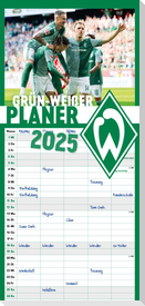 grün-weißer Planer 2025