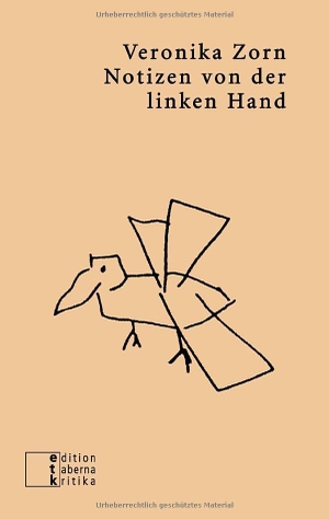 Zorn, Veronika. Notizen von der linken Hand. edition taberna kritika, 2025.