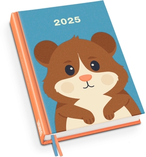 DUMONT Kalender (Hrsg.). Hamster Taschenkalender 2025 - Tier-Illustration von Dawid Ryski - Terminplaner mit Wochenkalendarium - Format 11,3 x 16,3 cm. Neumann Verlage GmbH & Co, 2024.